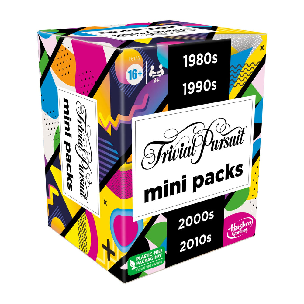 Hasbro Gaming Trivial Pursuit Mini Pack cards-only travel set for portable play anytime