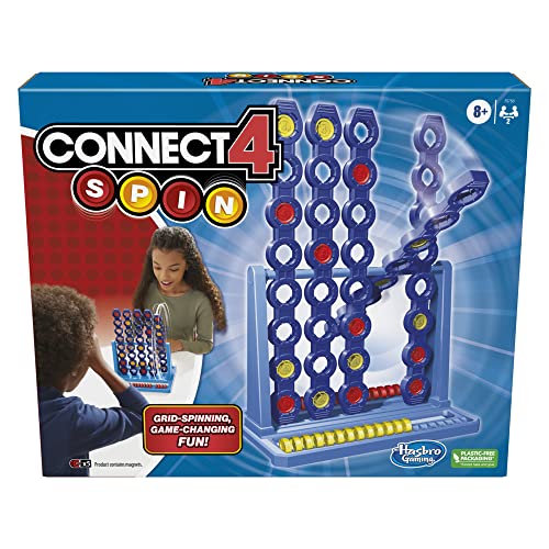 Hasbro Connect 4 Spin weighted disc ready for strategic moves.