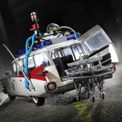 Hasbro Ghostbusters Ecto-1 1984 open doors for poseable Ghostbusters scenes