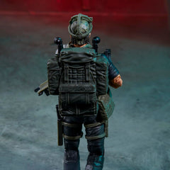 Articulation features improve poseability of Tunnel Rat figure.