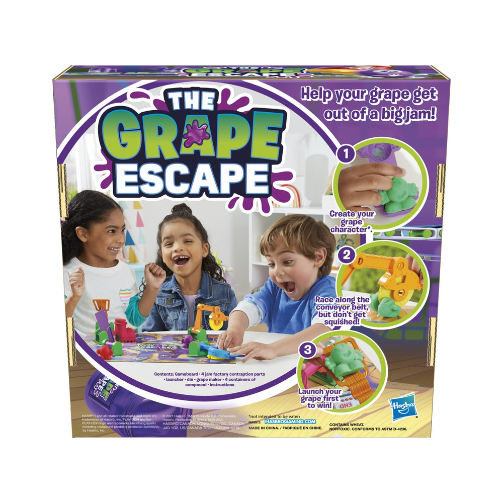 Hasbro Grape Escape four 2-ounce modeling cans ready to shape