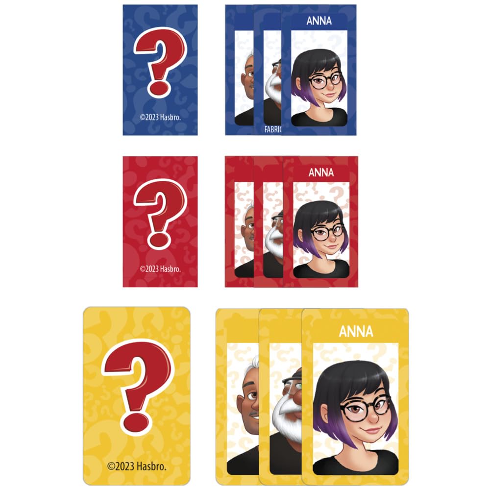 Hasbro Guess Who Grab Go game tray for compact storage