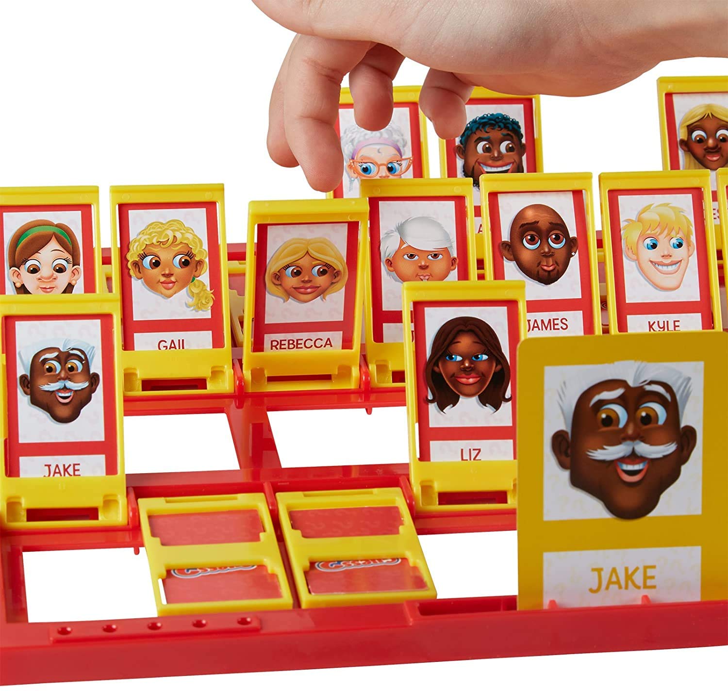 Hasbro Guess Who Mystery cards ready for quick yes or no questioning