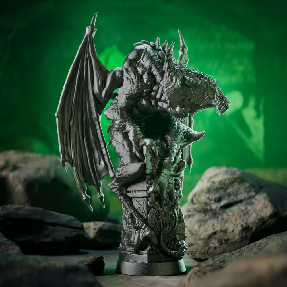 Hasbro HeroQuest crypt darkness artwork on cards enhances atmospheric visuals.