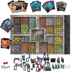 Hasbro HeroQuest detailed miniatures lineup for immersive dungeon battles