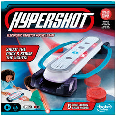 Hasbro Hypershot main shot shows compact electronic hockey action for on-the-go play