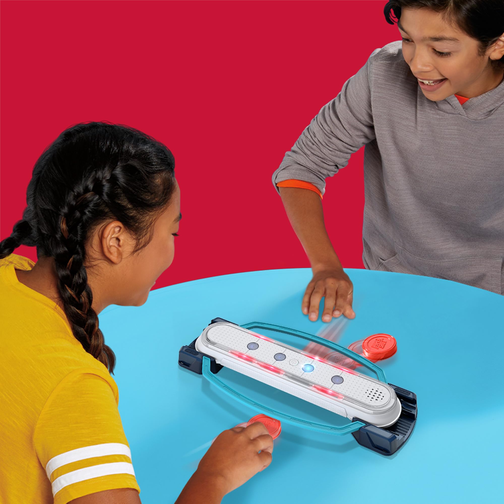 Hasbro Hypershot lights and sounds enhance gameplay with vibrant visuals and beeps