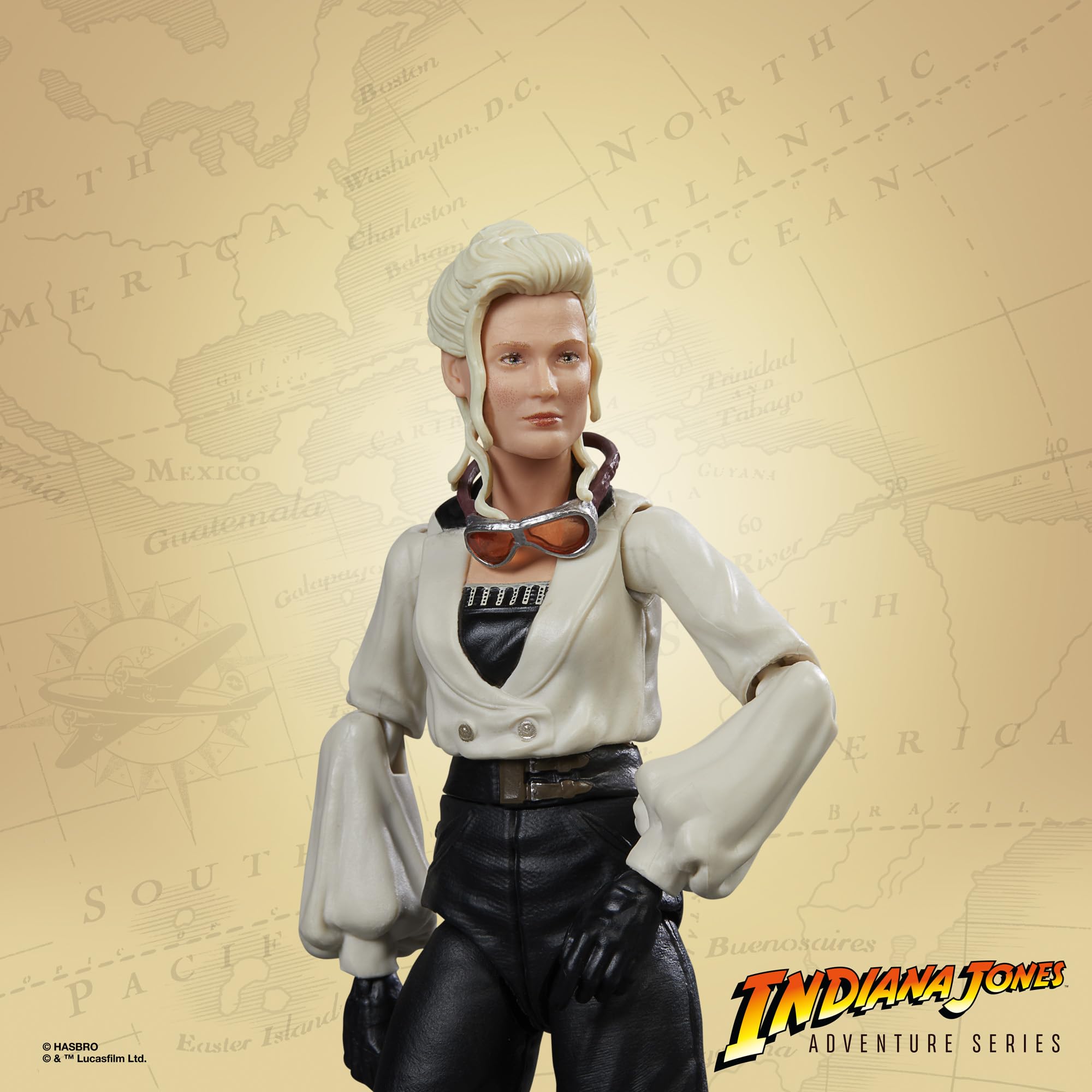Hasbro Elsa Schneider figure with goggles accessory for action-packed adventures