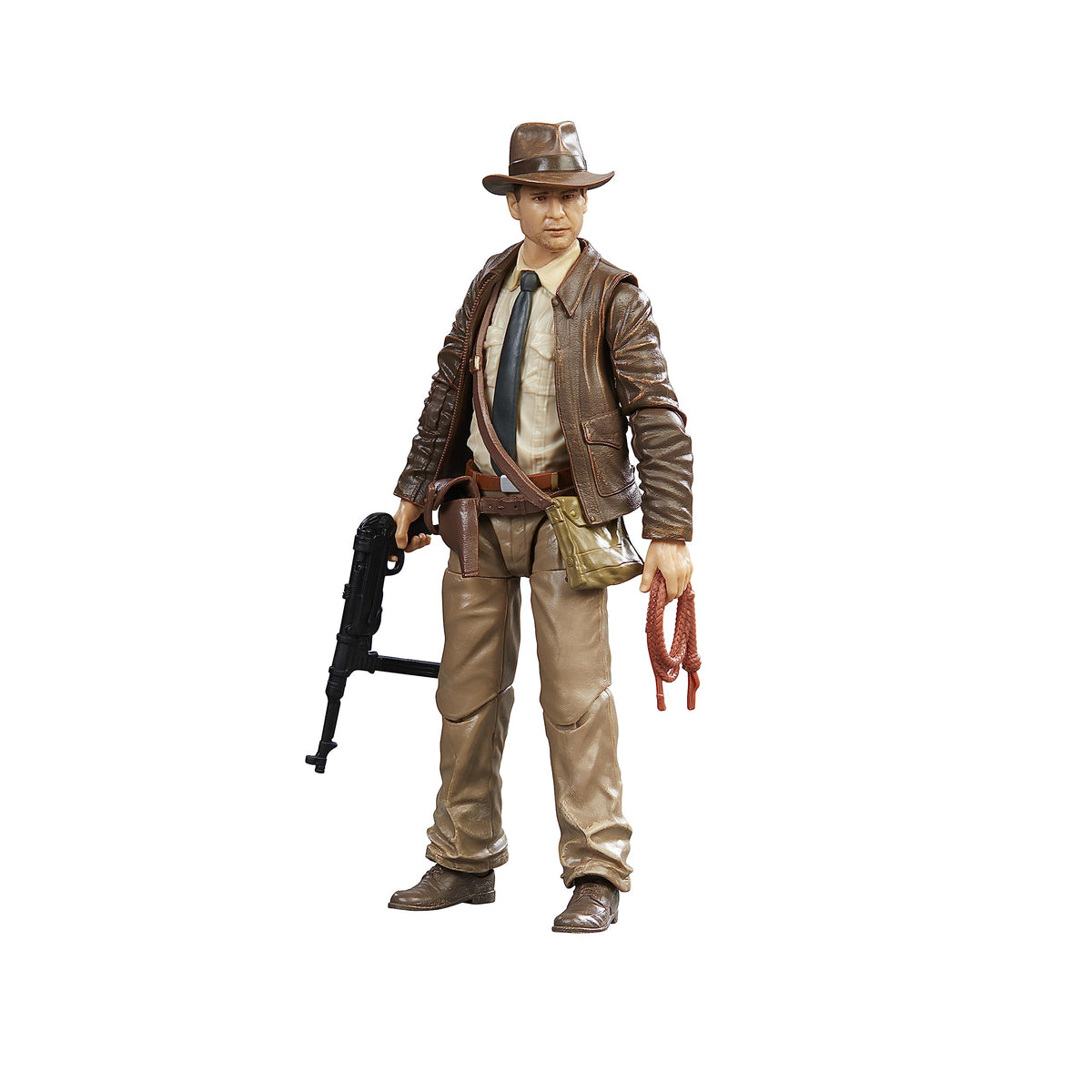 Hasbro Indiana Jones Last Crusade action figure front view for display and imagination.