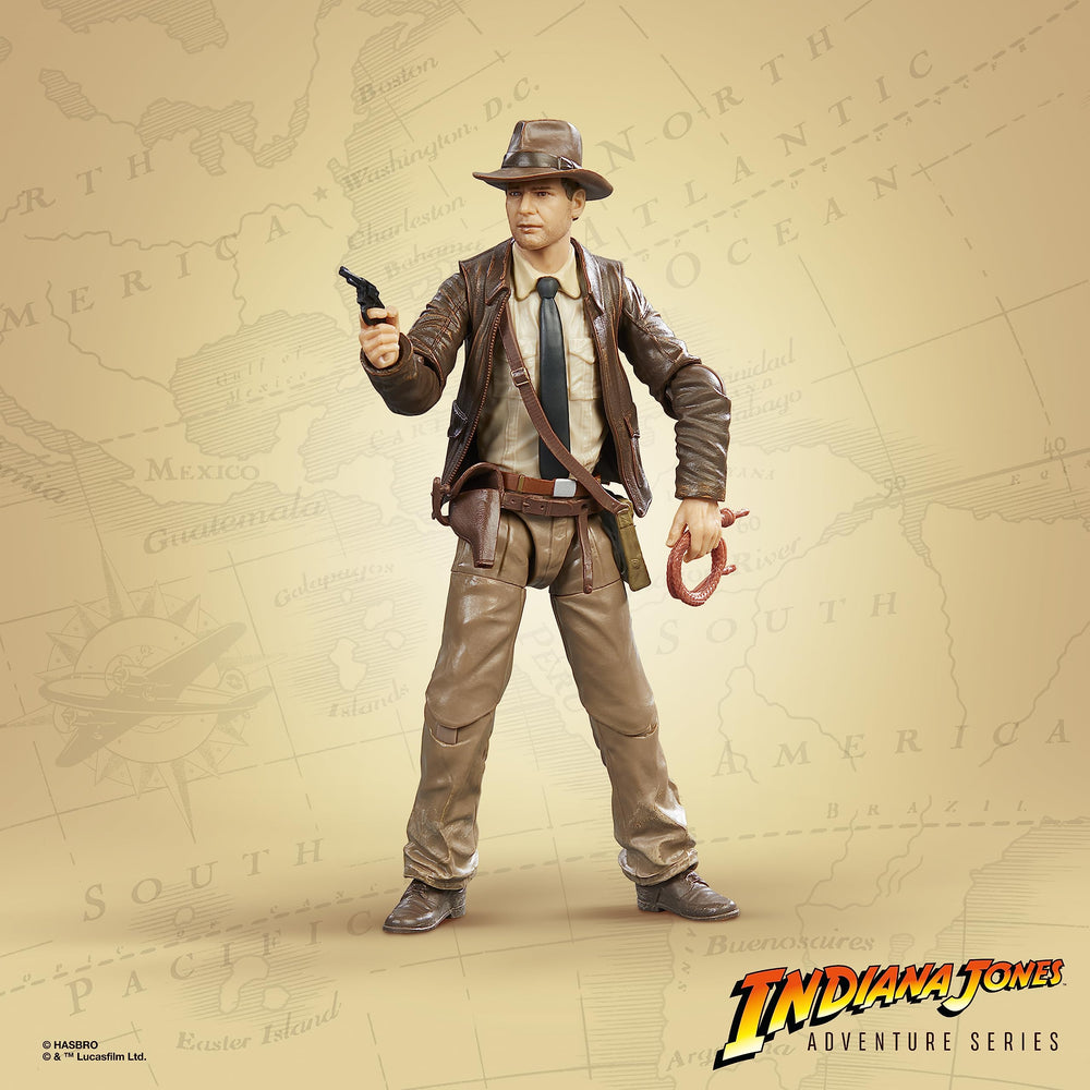 Hasbro Indiana Jones Last Crusade figure with machine gun accessory for dramatic battles.