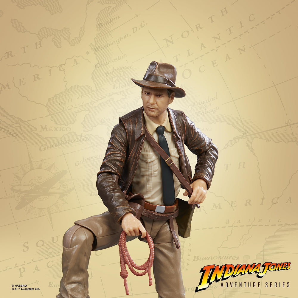 Hasbro Indiana Jones Last Crusade figure with pistol accessory for classic action.