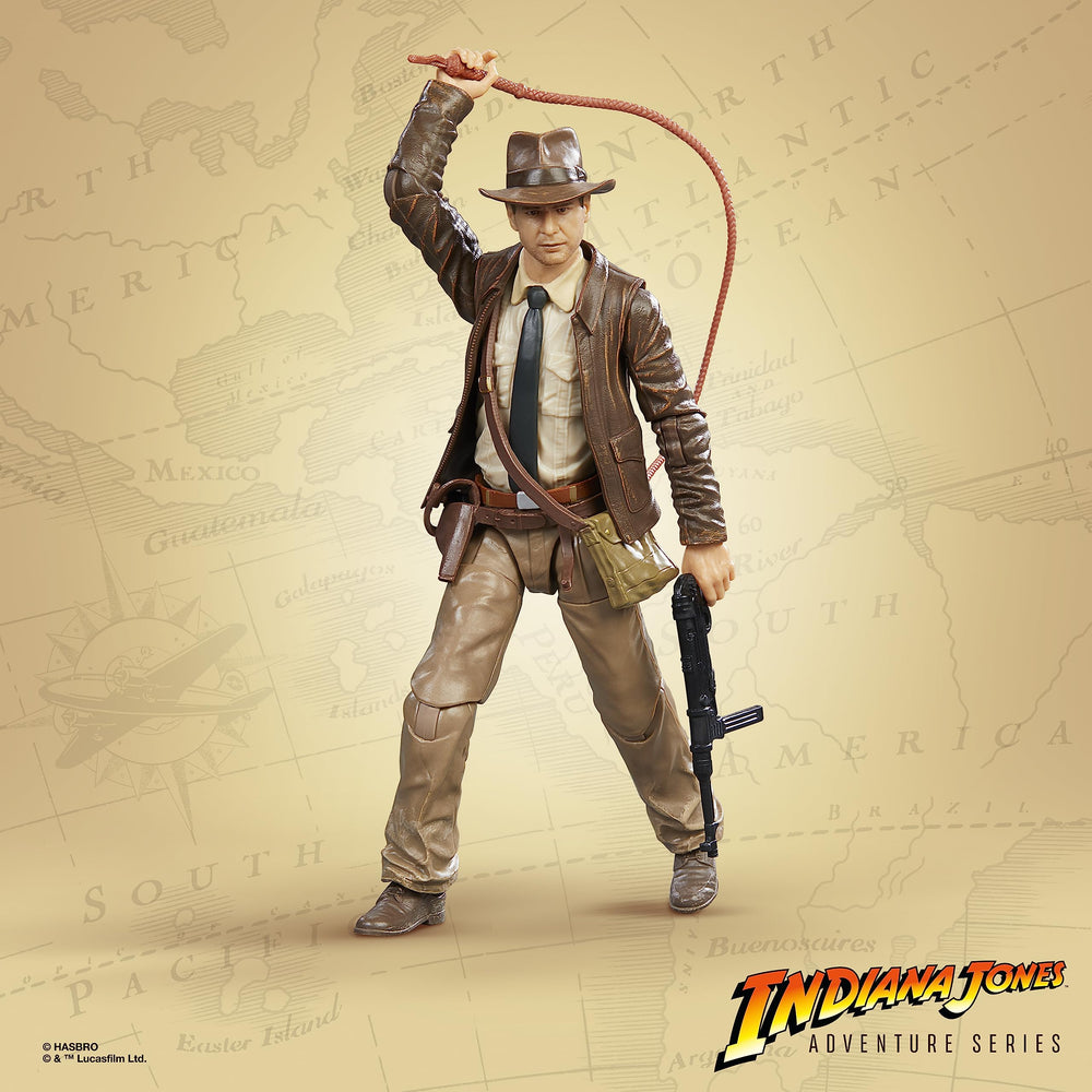 Hasbro Indiana Jones Last Crusade collection display with multiple figures.