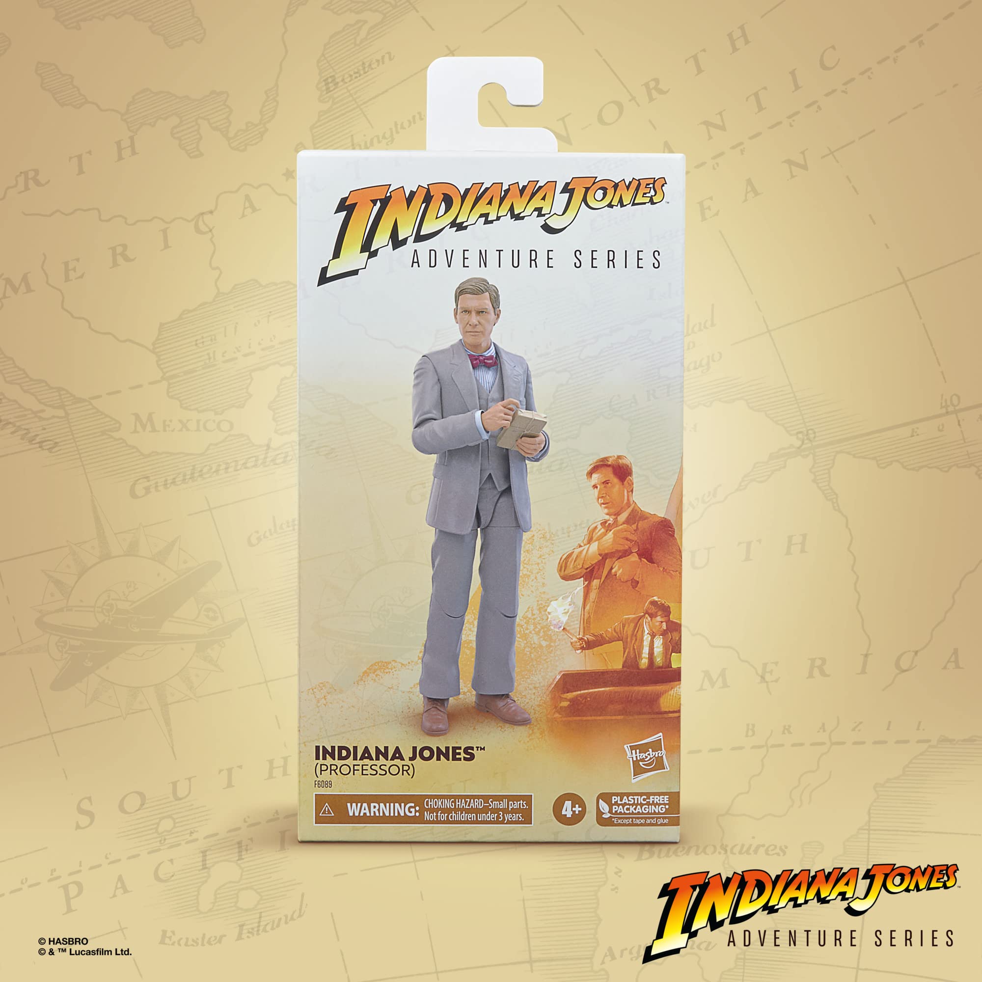 Hasbro Indiana Jones Professor figure grail diary accessory for immersive roleplay.