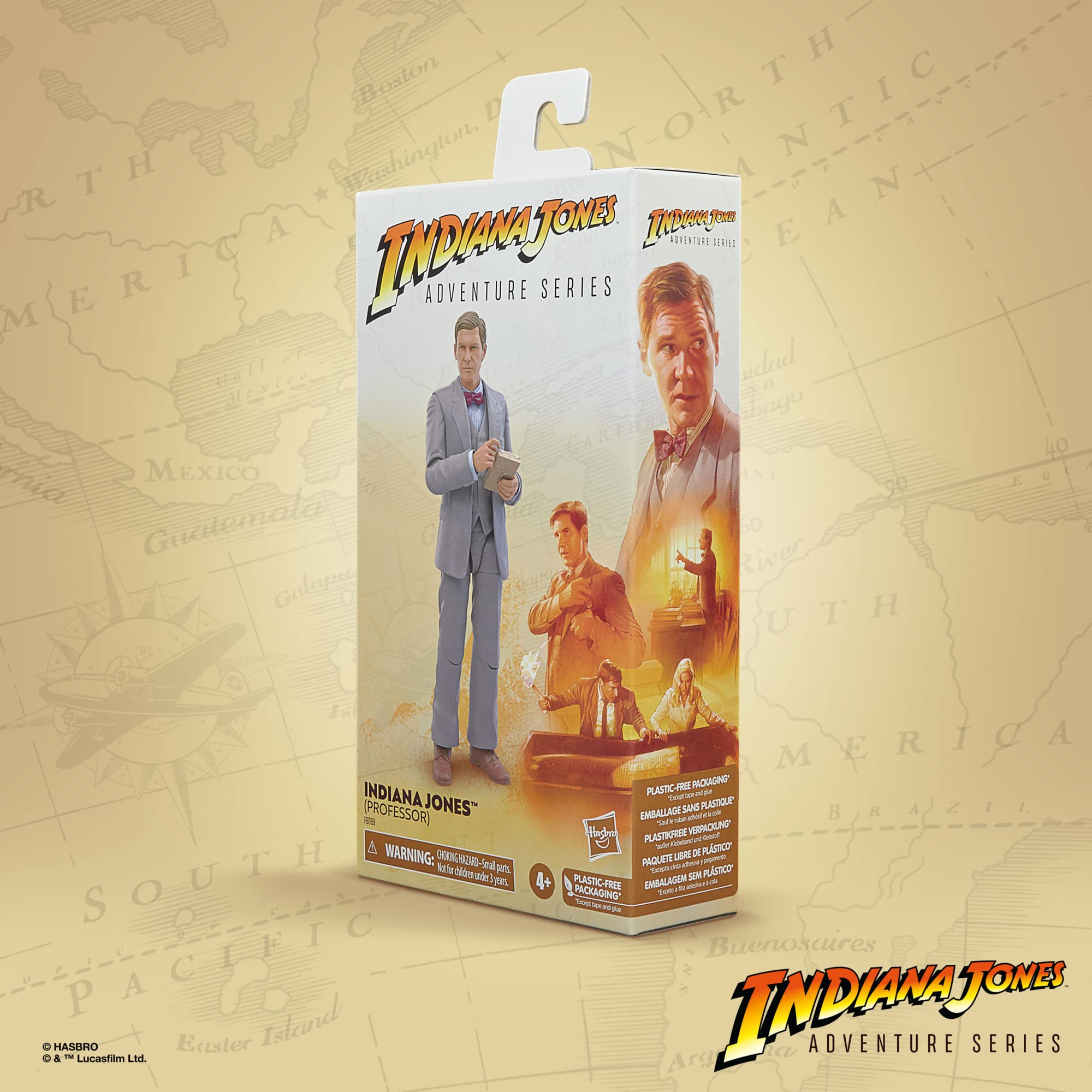 Hasbro Indiana Jones Professor figure torch accessory for dramatic glow.