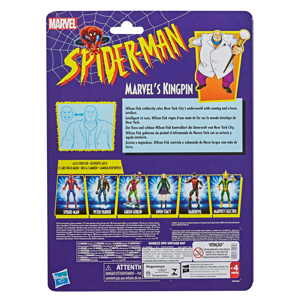 Hasbro Kingpin figure accessory close-up shows sculpted features for display
