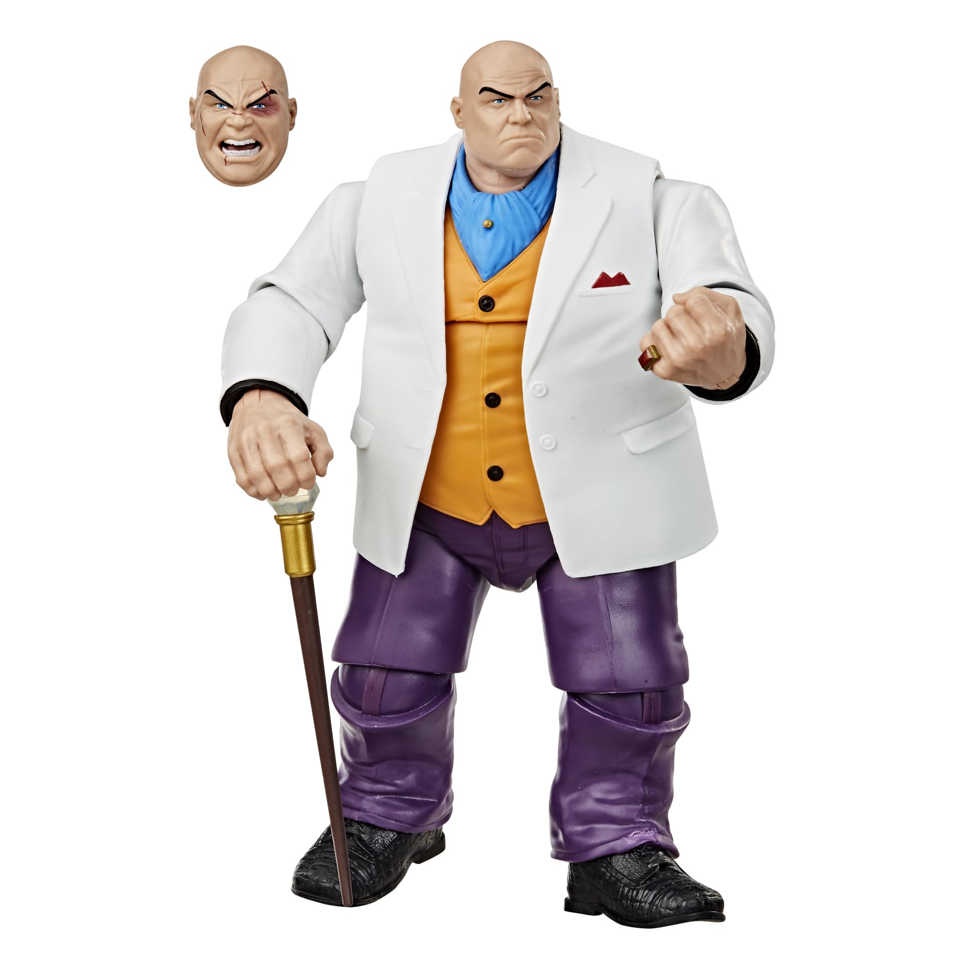 Hasbro Marvel Kingpin figure front view highlights premium design for display