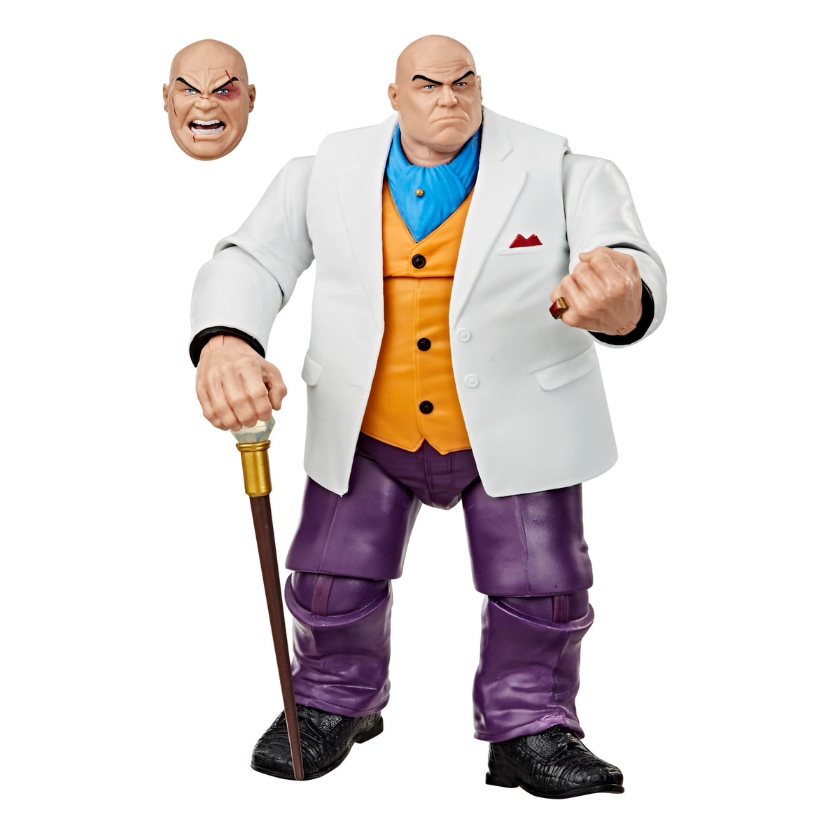 Hasbro Marvel Kingpin figure front view highlights premium design for display