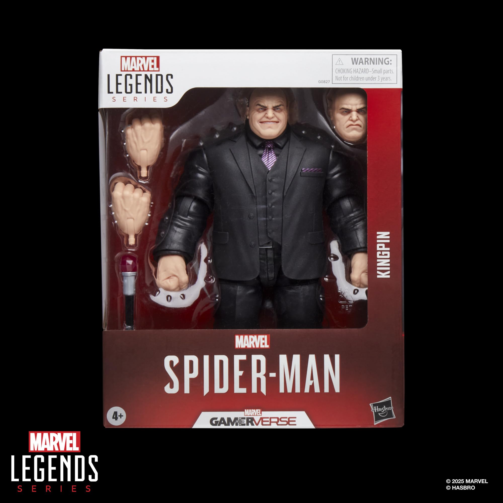 Hasbro Kingpin Gamerverse figure close-up detailing facial features and deco