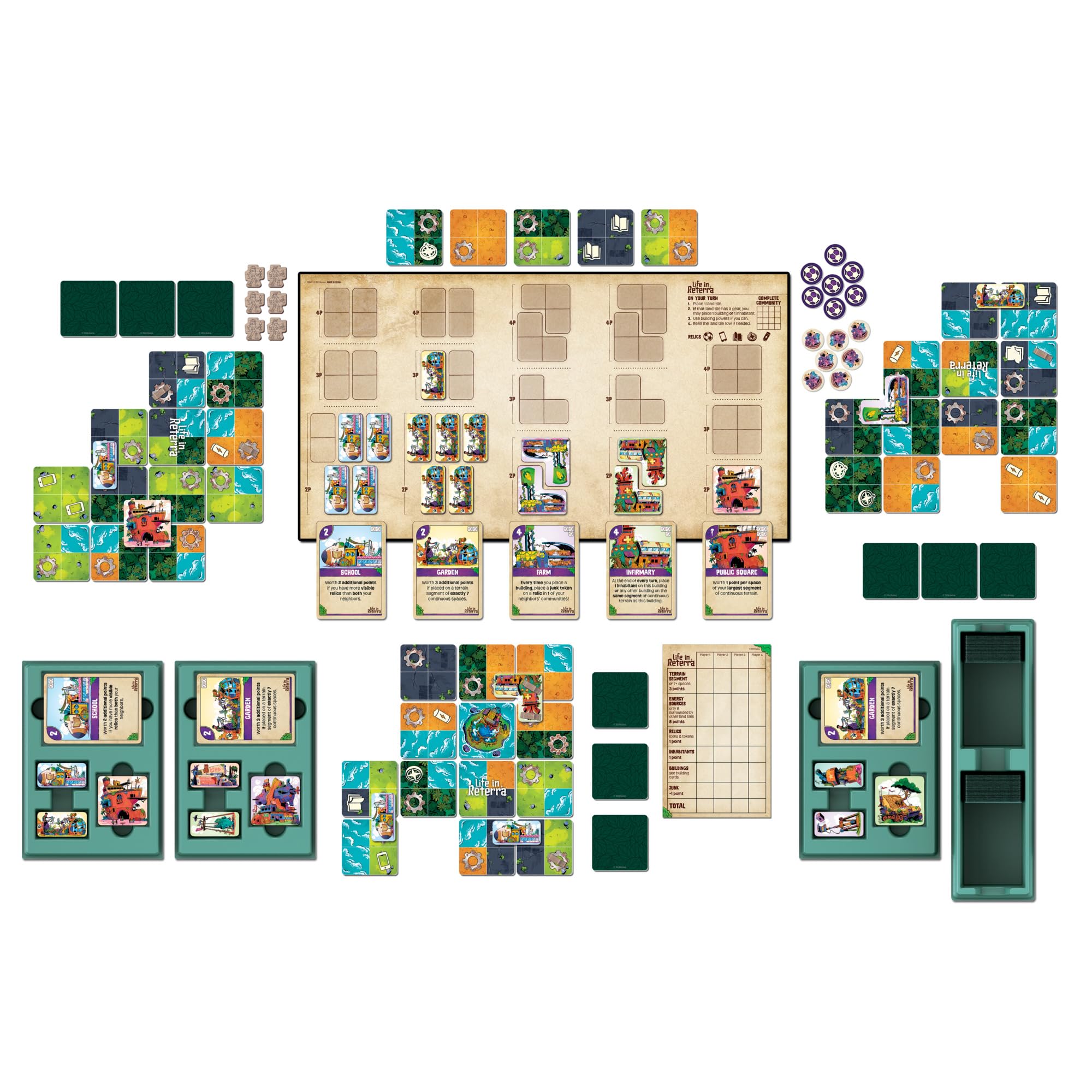 Hasbro Life in Reterra storage trays keep components organized for quick setup