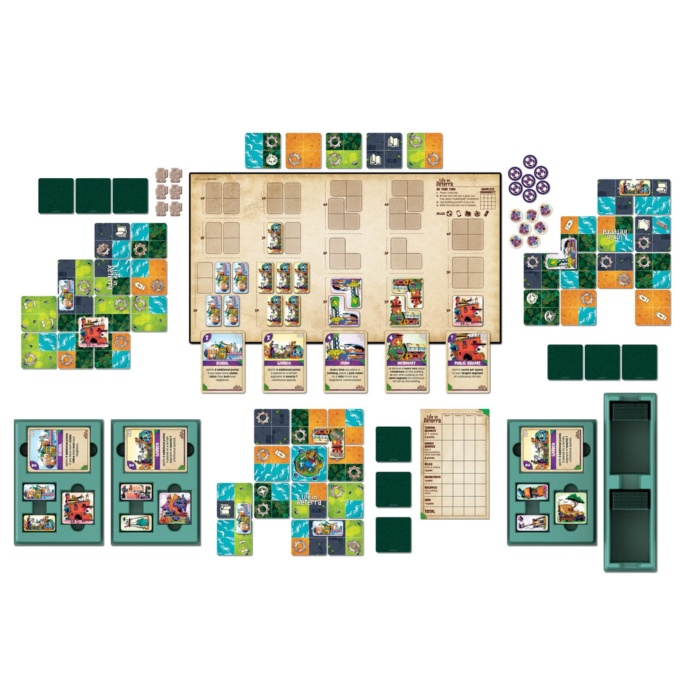 Hasbro Life in Reterra storage trays keep components organized for quick setup