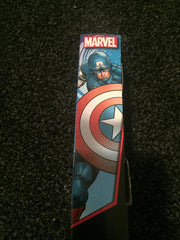 Hasbro Titan Hero Captain America figure in action pose highlighting articulation for play.