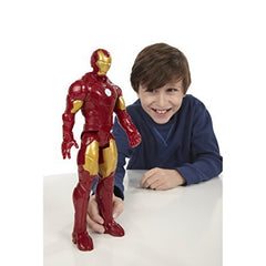 Marvel Iron Man Titan Hero figure armor detail for authentic display.