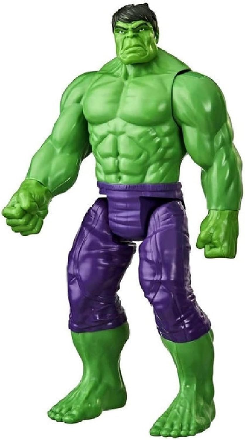 Hasbro Marvel Hulk figure front view ready for imaginative play and display.