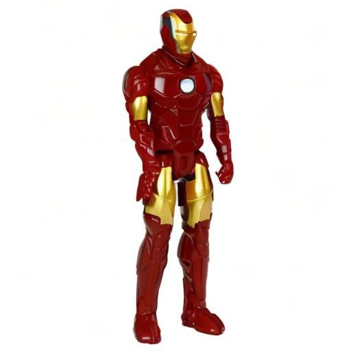 Titan Hero Iron Man includes assembly feature for epic adventures.
