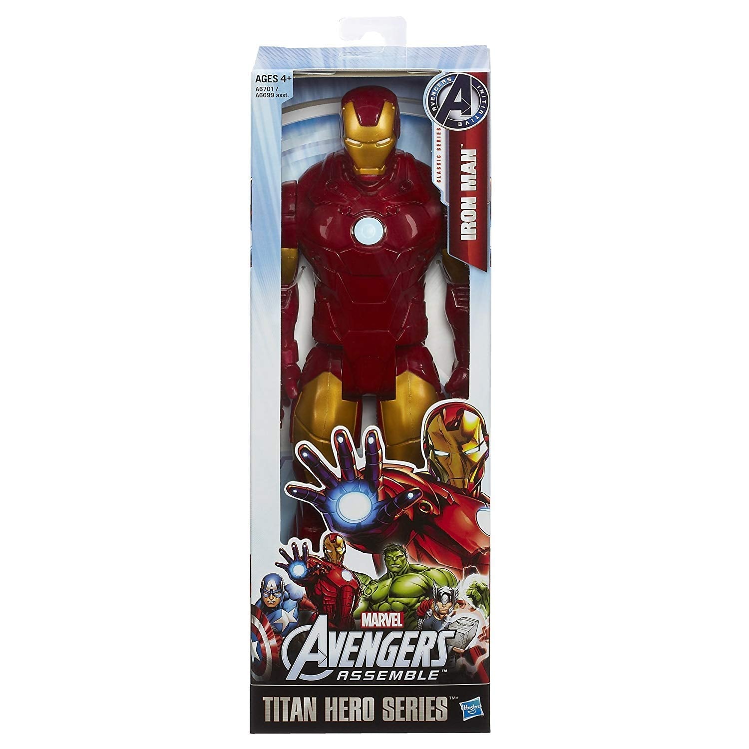Hasbro Marvel Avengers Titan Hero Series Figure front view for display and play