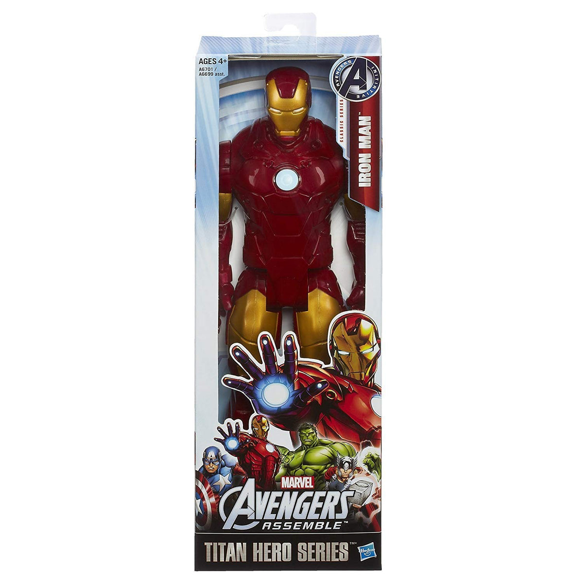 Hasbro Marvel Avengers Titan Hero Series Figure front view for display and play