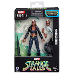 Hasbro Marvel Bloodstorm figure articulation highlights multiple joints for flexible posing.