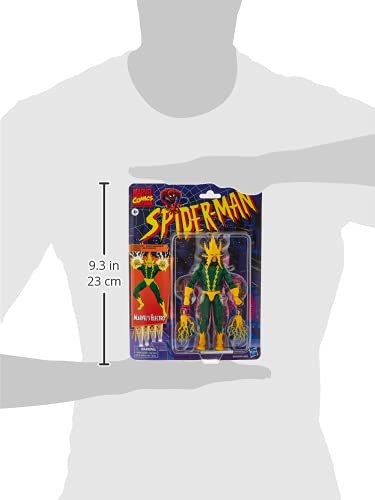 Hasbro Marvel Electro 6-inch figure detailed sculpt enhances display collections.