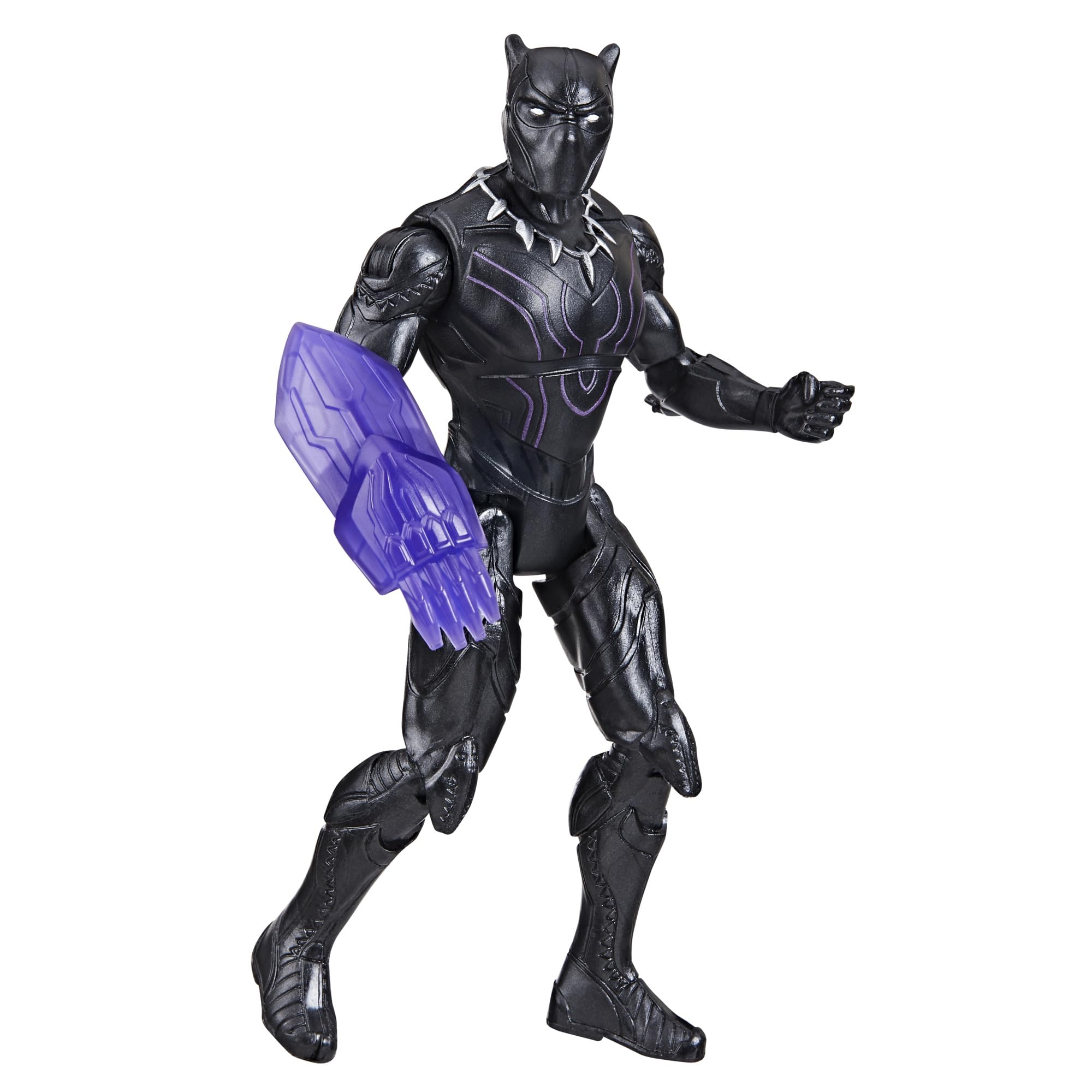 Hasbro Marvel Black Panther 4-inch figure front view for play and display.