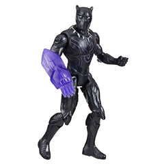 Hasbro Marvel Black Panther 4-inch figure front view for play and display.