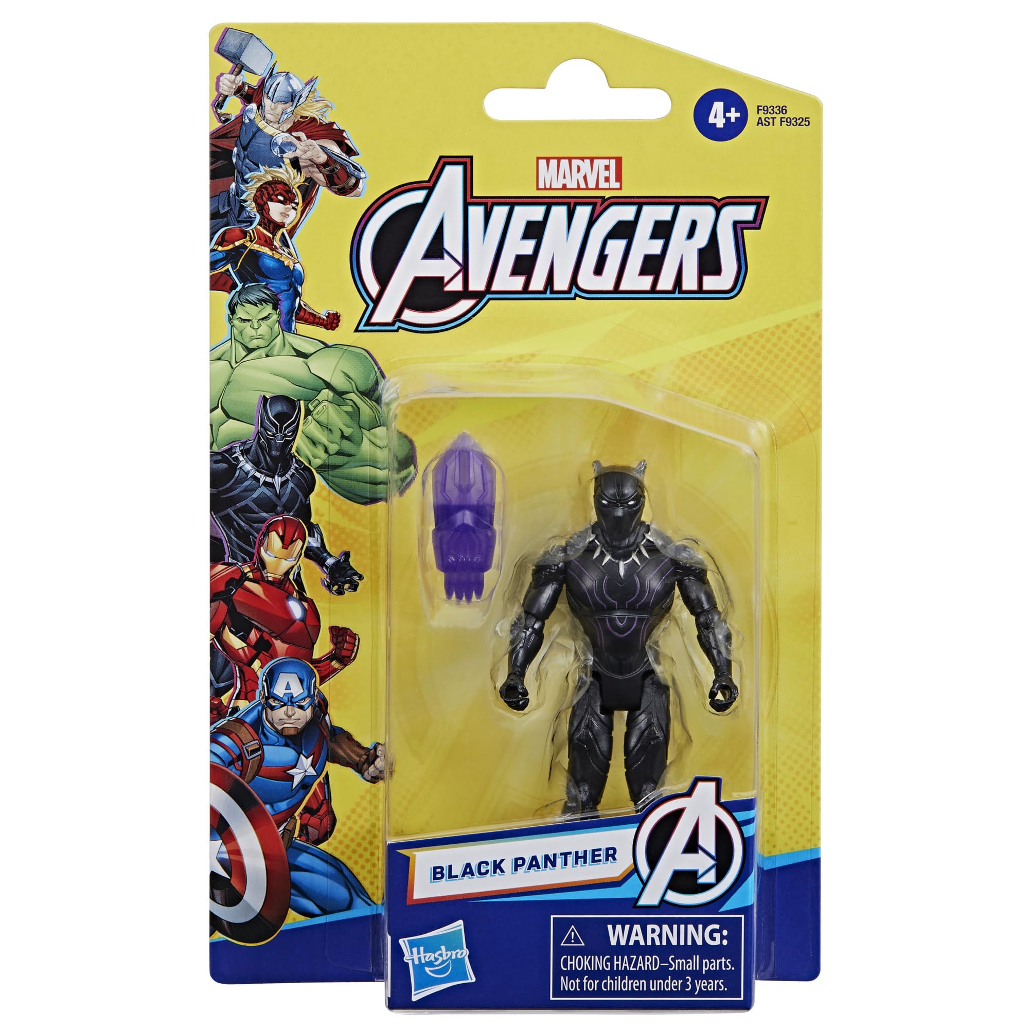 Hasbro Marvel Black Panther packaging window ideal for gifting.