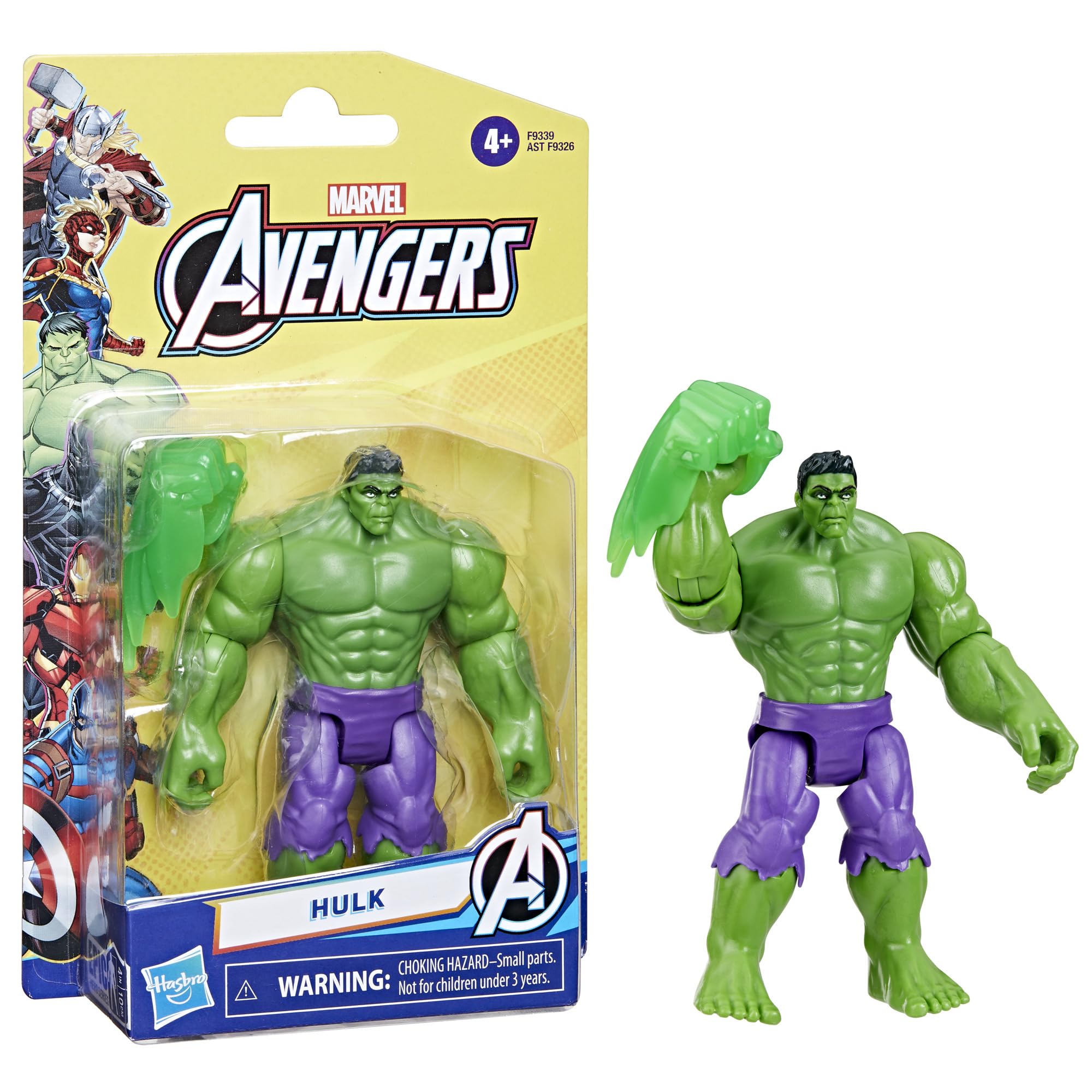 Hasbro Epic Hero Hulk with detachable smash fist for action
