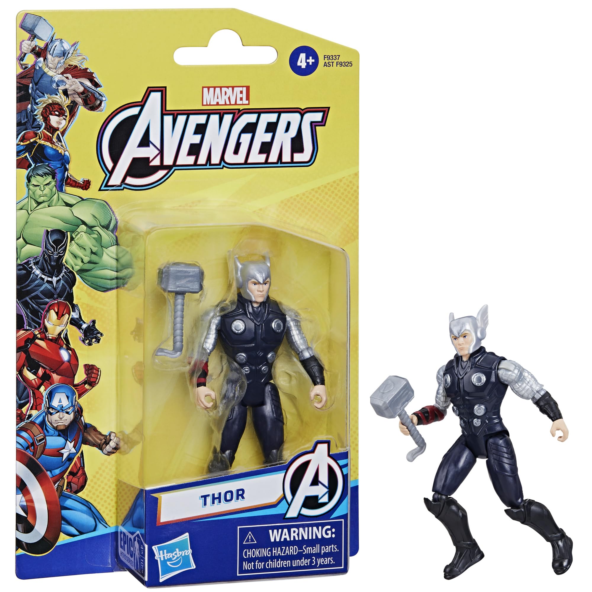 Includes Mjolnir hammer accessory for imaginative battles