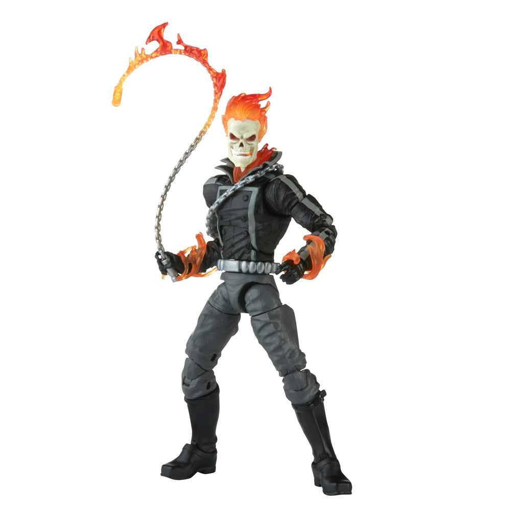 Hasbro Marvel Ghost Rider figure front view, ideal for shelf display.