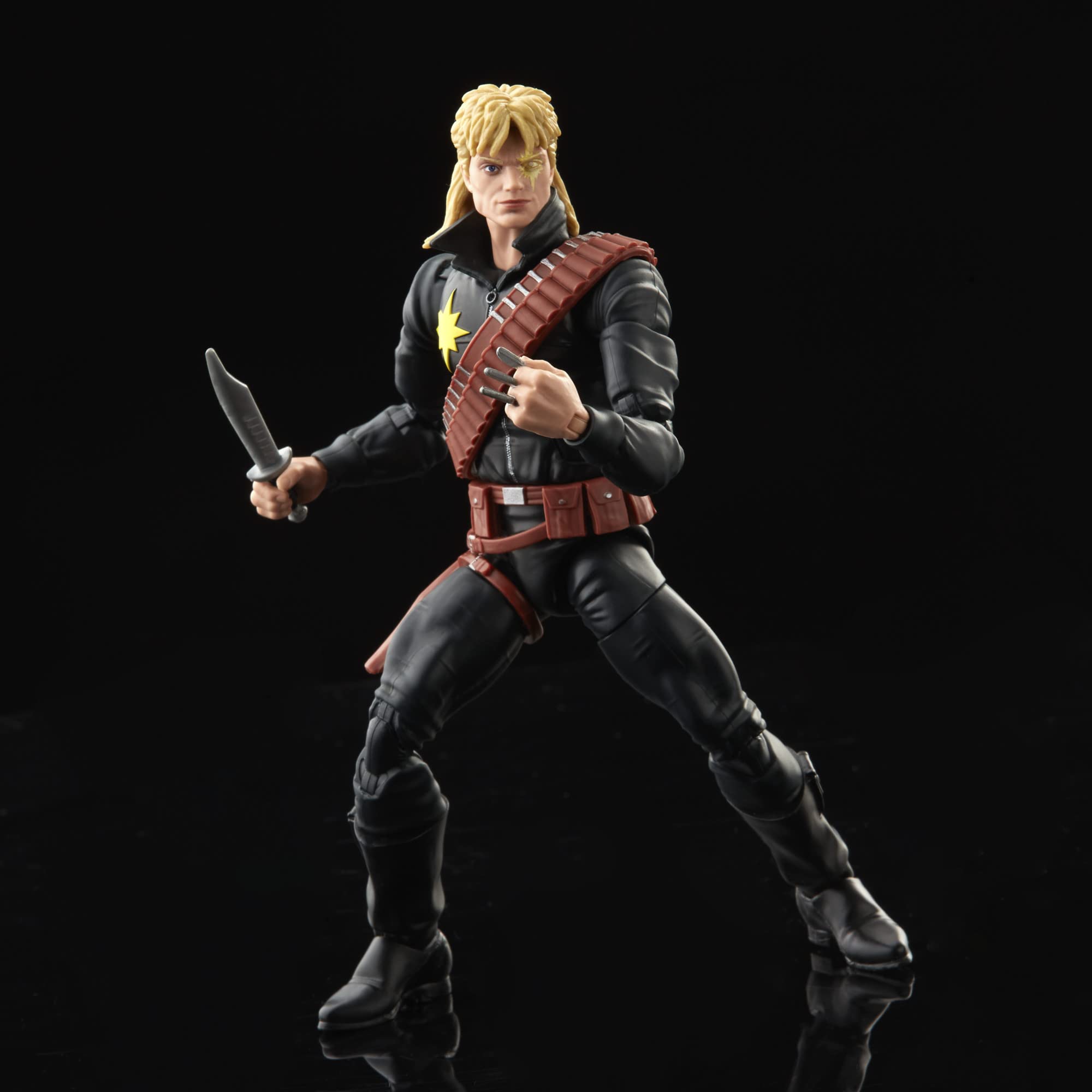 Hasbro Marvel Legends Longshot figure, ideal for shelf display and photography.