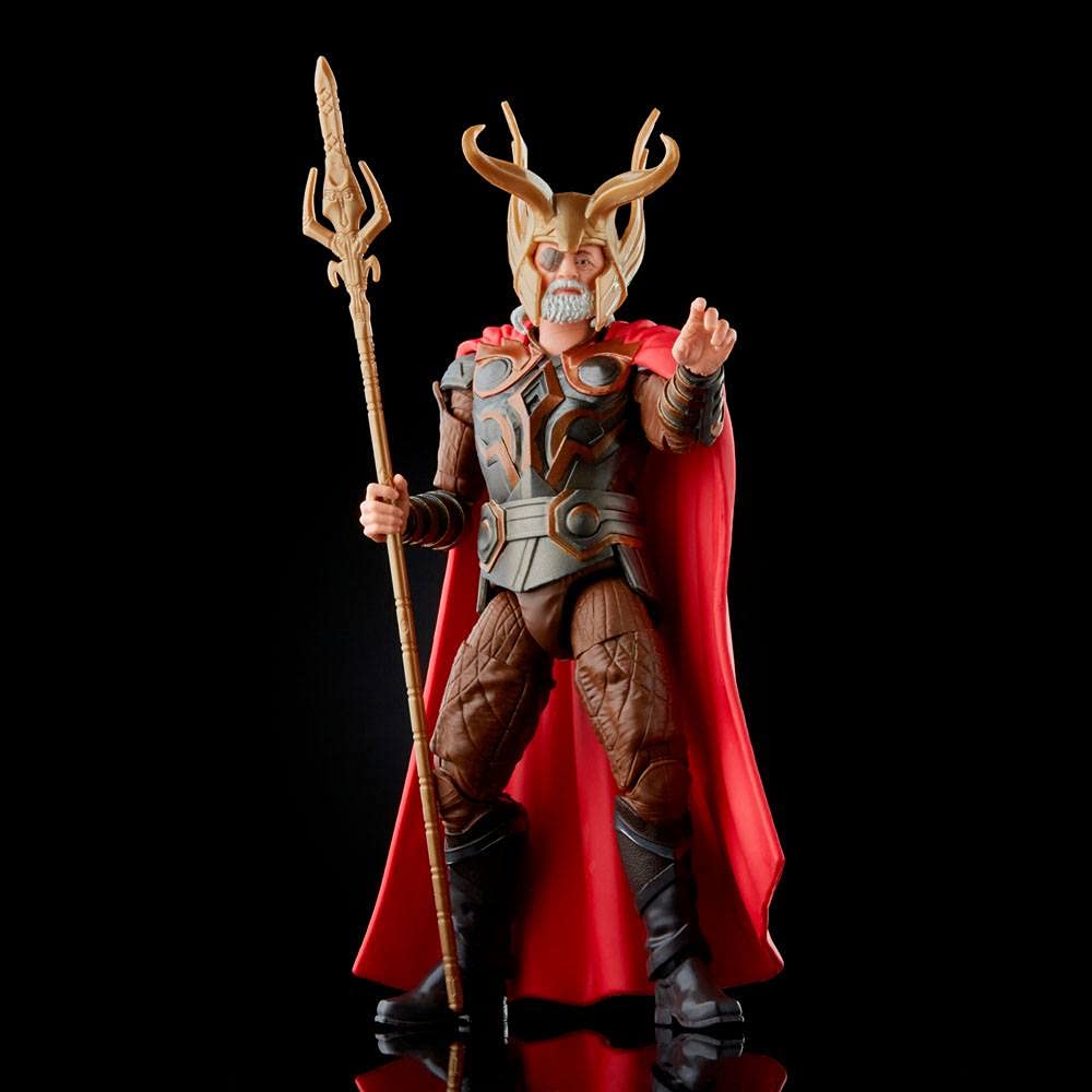 Hasbro Marvel Legends Odin articulation pose for versatile display options.