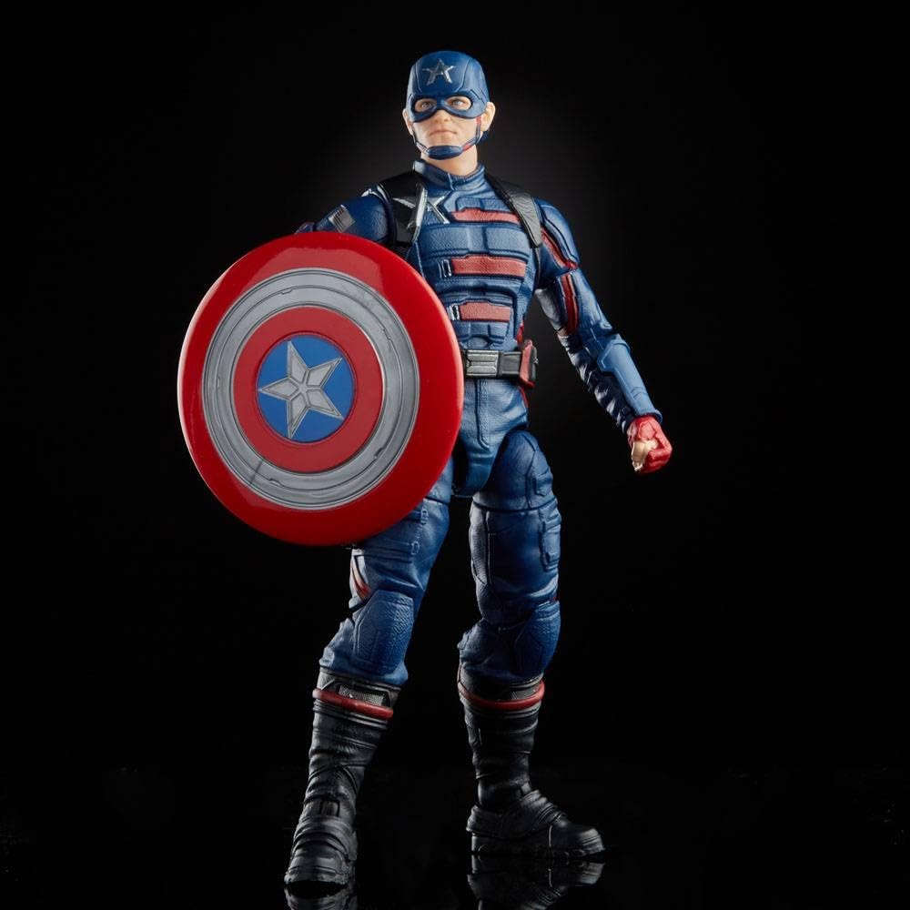 Hasbro Marvel Legends Captain America John Walker accessories included for display and play.