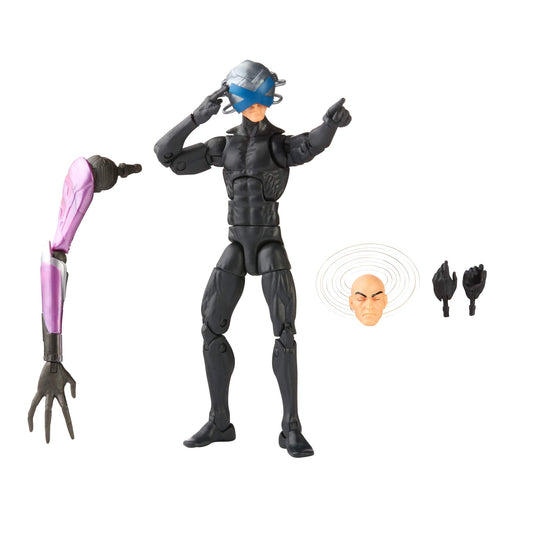Hasbro Marvel Legends Charles Xavier figure in dynamic pose for display.