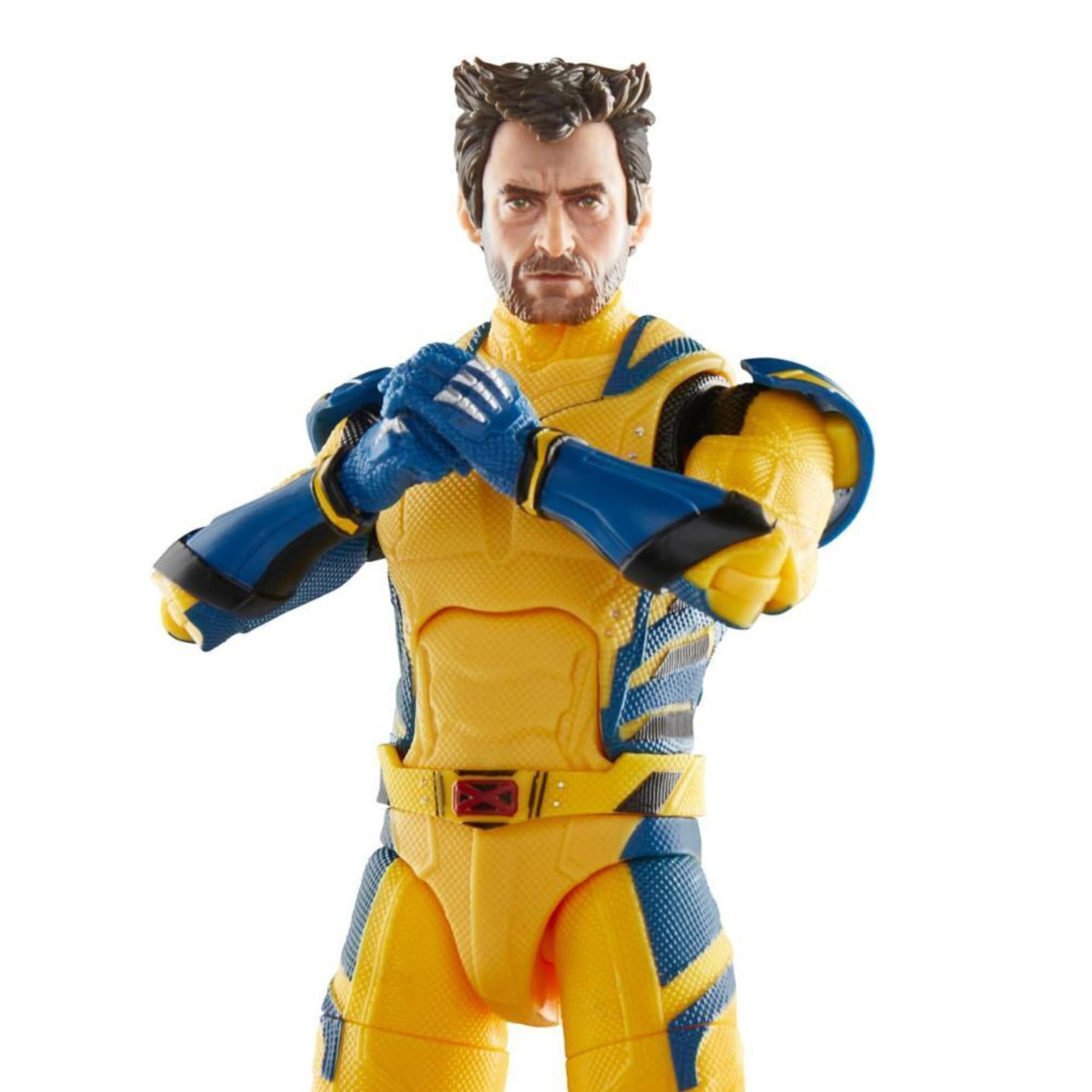 Hasbro Marvel Legends Deadpool figure detail highlights premium sculpt and articulation.