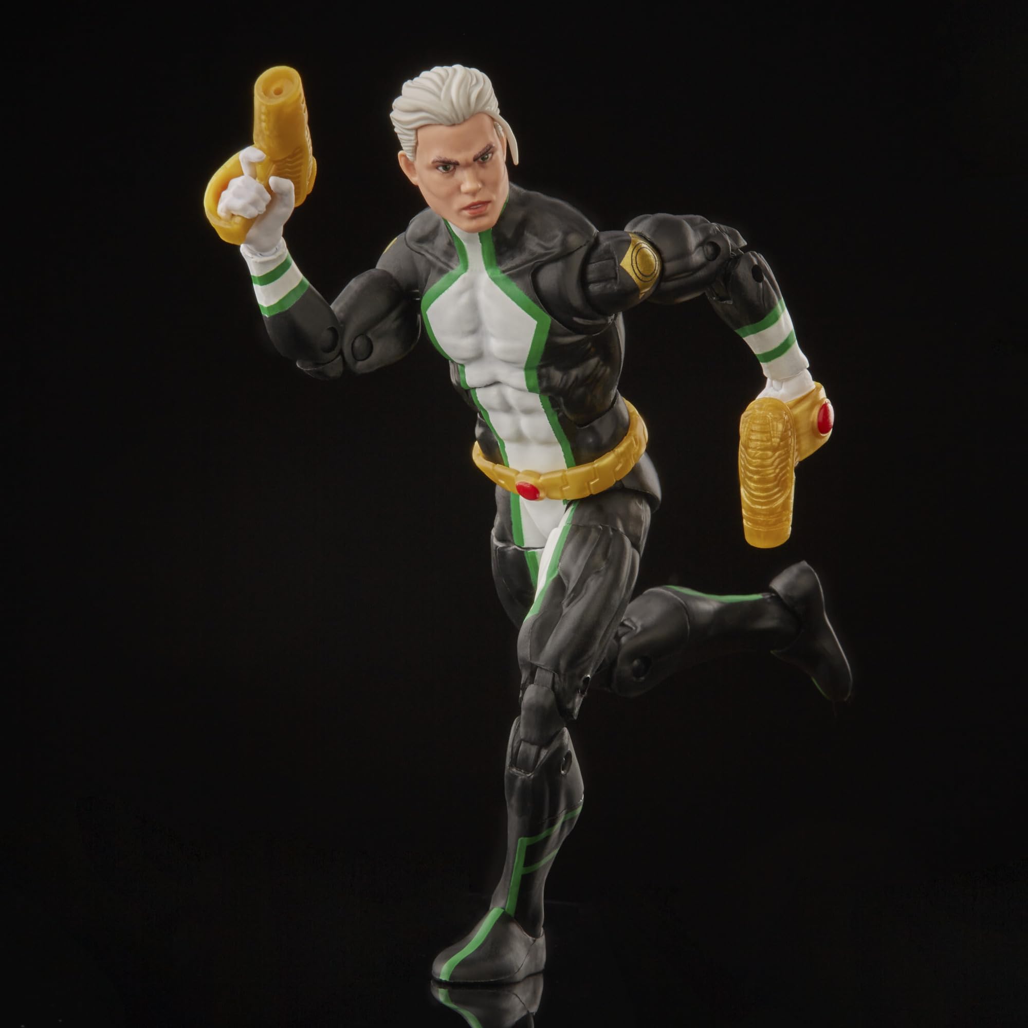 Display-ready Hasbro Marvel Legends figure for collectors