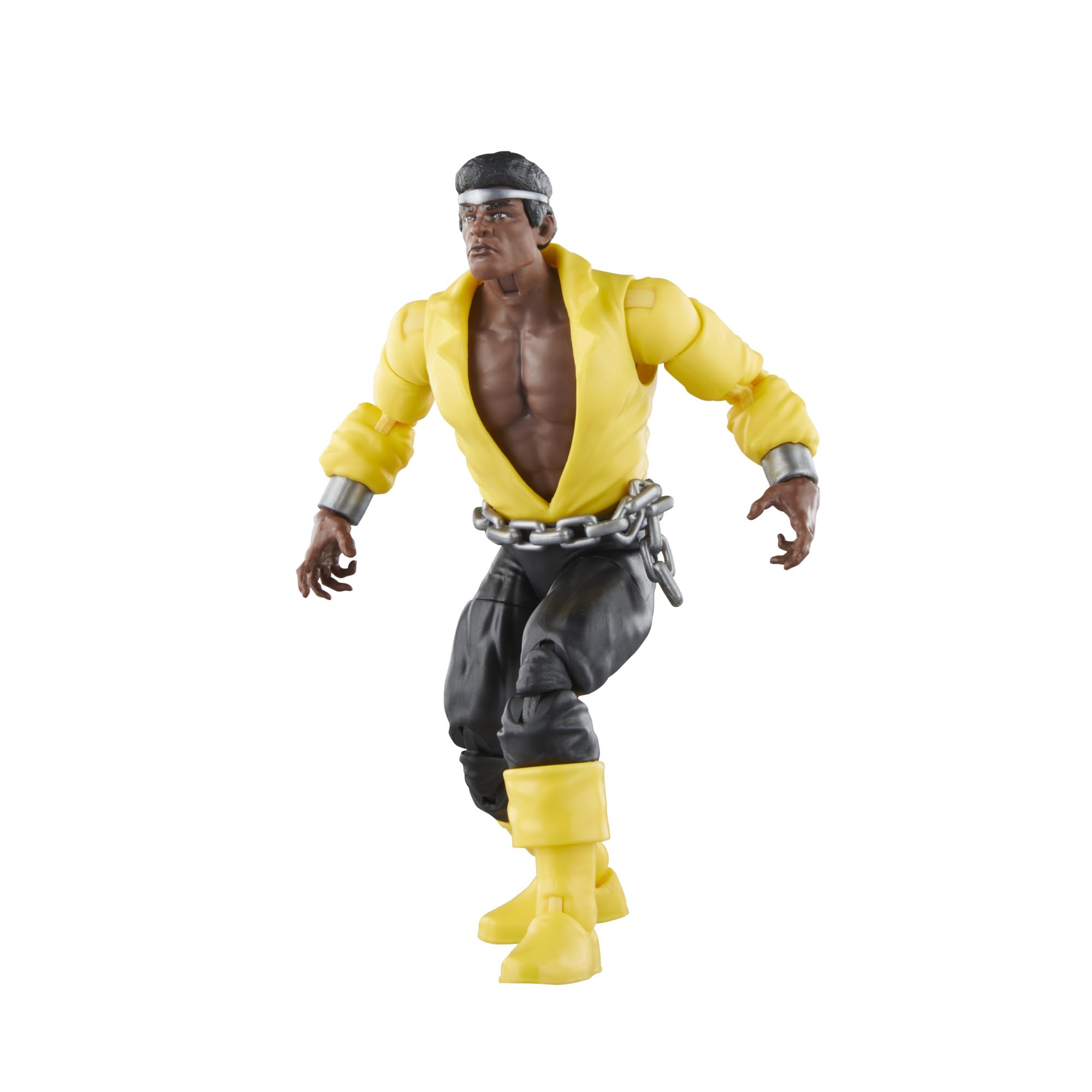 Hasbro Marvel Legends Luke Cage Power Man includes two alternate hands for customization.