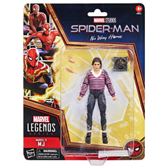 Hasbro Marvel Legends MJ articulation pose with movable head and limbs.
