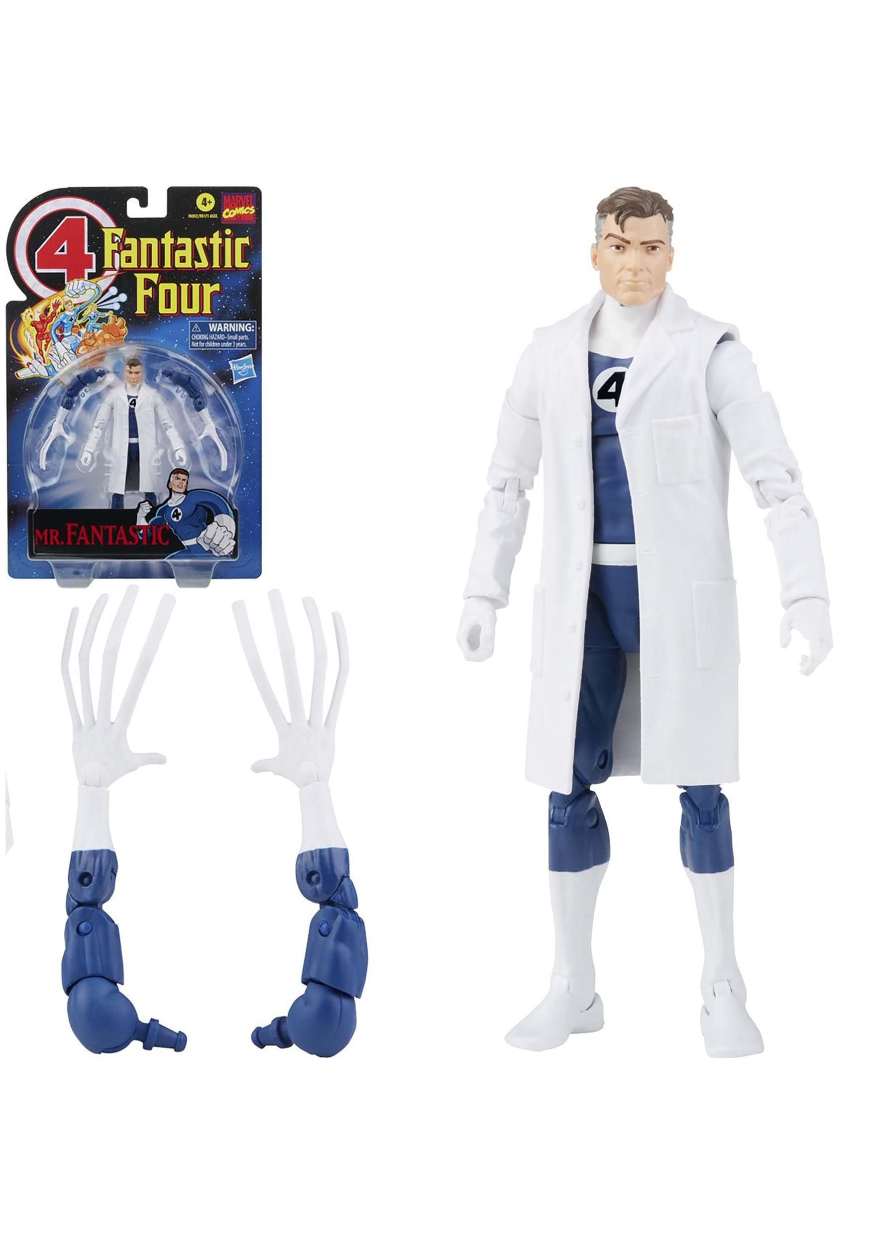Hasbro Marvel Legends Mr. Fantastic 6-inch figure for display with premium poseability.