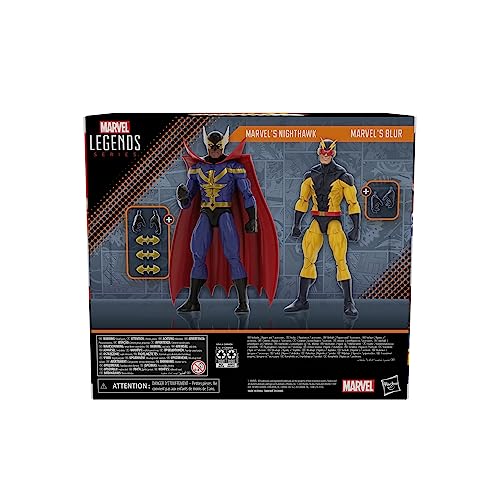 Nighthawk accessories from Marvel Legends for versatile posing.