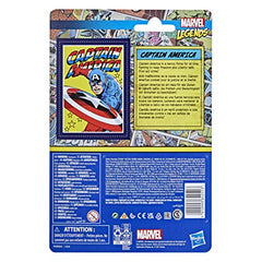 Captain America Retro 375 figure design and detailing for premium posing