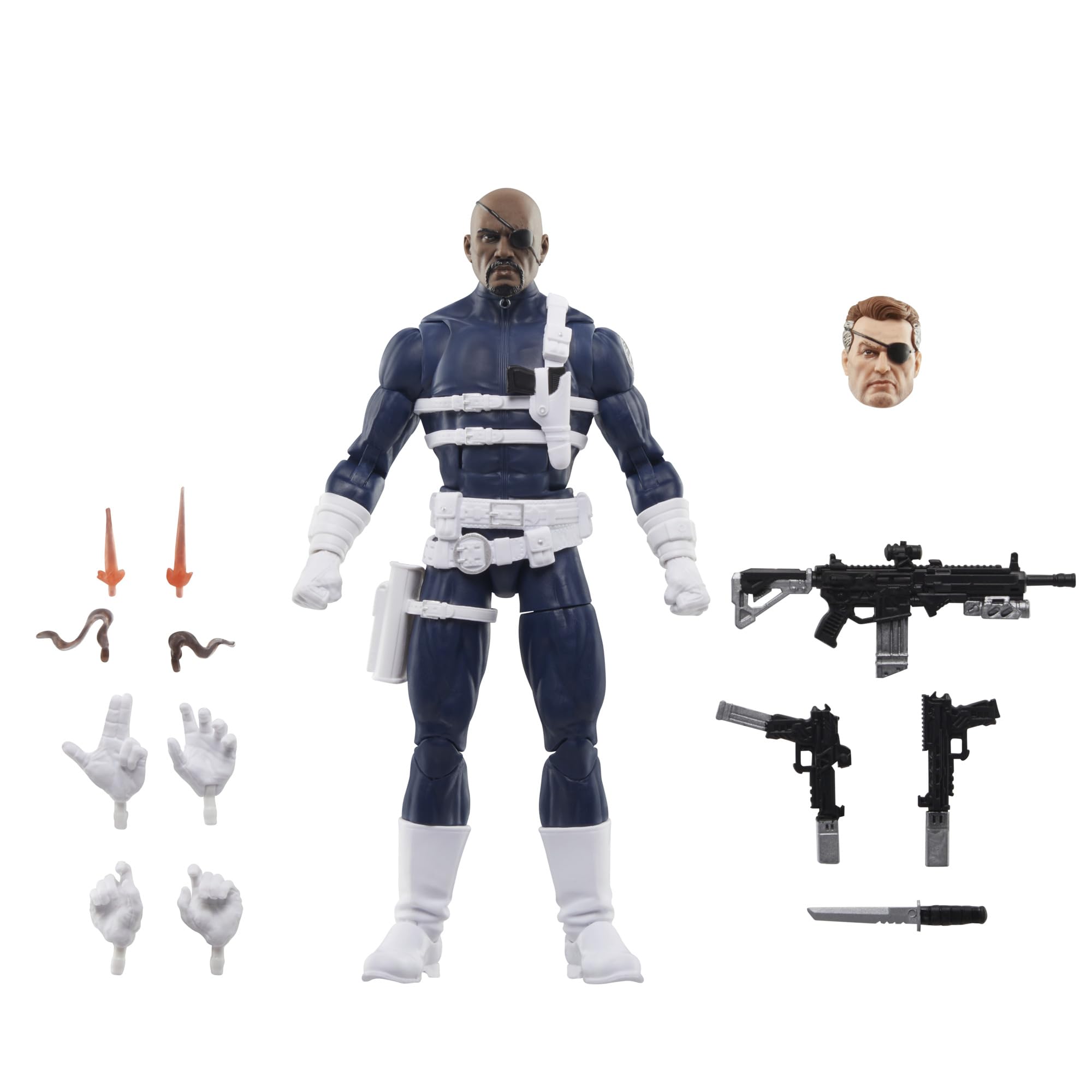 Hasbro Marvel Legends Shield Sharon Carter alternate head with hairstyle options